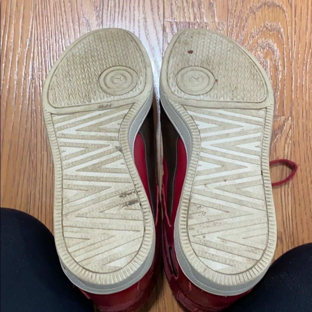 Puma Limited Edition Red High Top Sneakers 7.5 - Picture 5 of 7